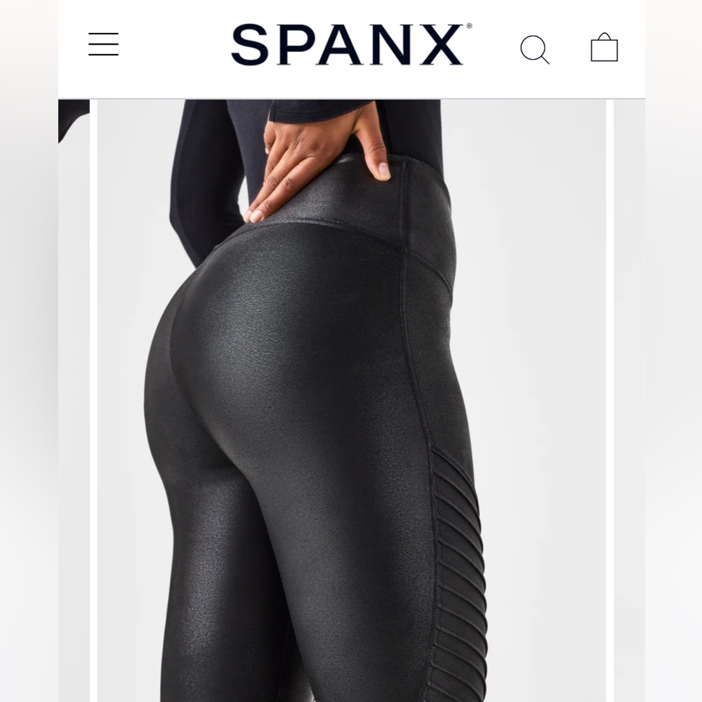 Faux Leather Moto Leggings